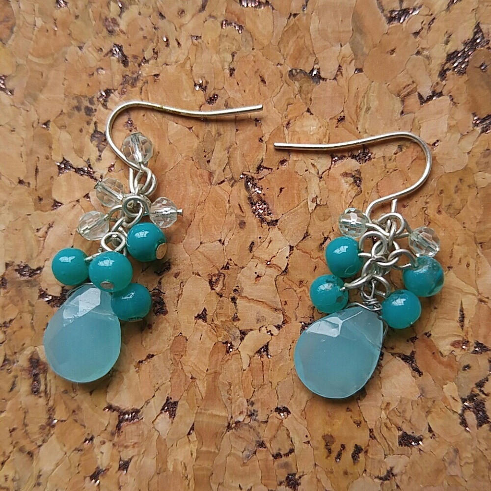 ♦3 for $15 Costume Turquoise Dainty Dangle Earring